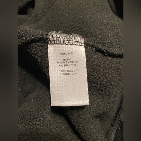 Black Animal Print Cuddl Duds Pajama Set - Picture 5 of 6